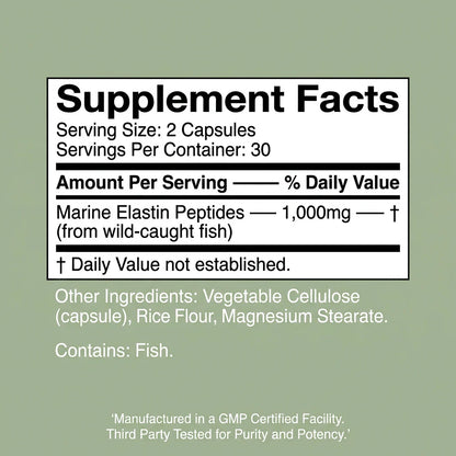Elastin Peptide Skin Tightening Formula